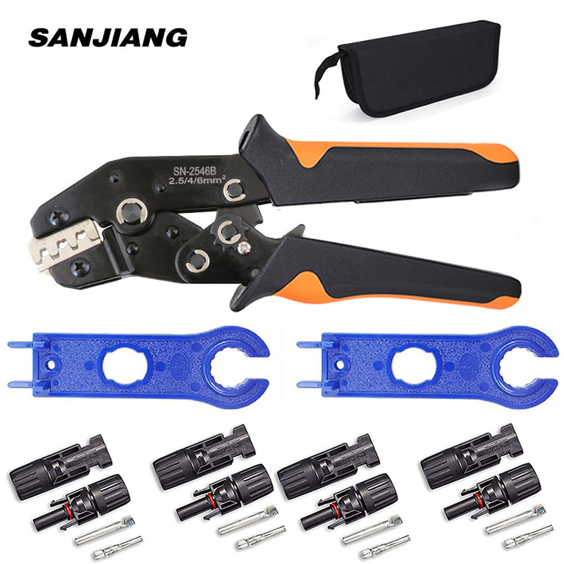 Mc4 Crimping Tool - SN-2546B พลังงานแสงอาทิตย์ PV ขั้วต่อ Crimping เครื่องมือสำหรับ