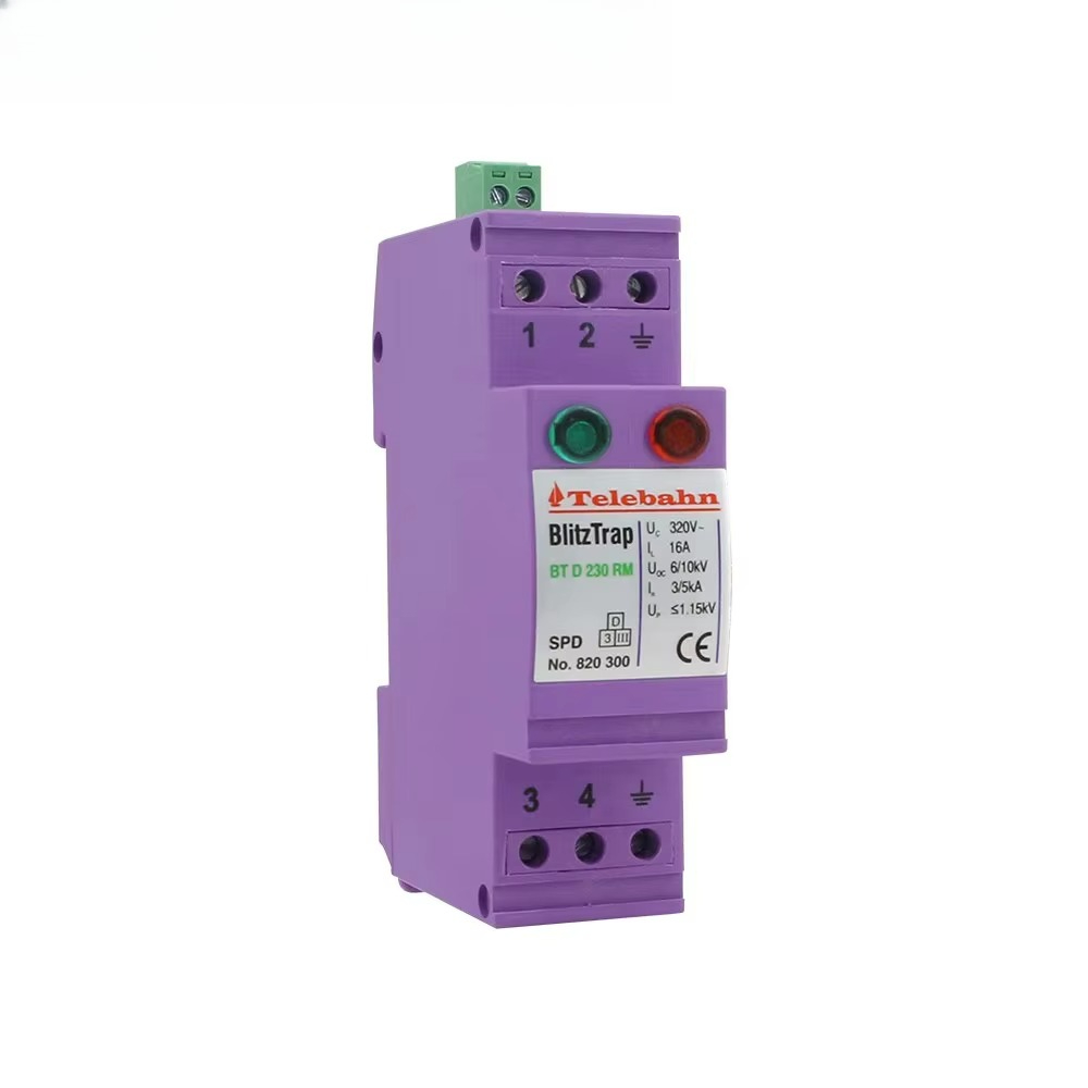 Ac Surge Protector - อุปกรณ์ป้องกันไฟกระชาก 230V AC T3 SPD, อุปกรณ์ป้องกันไฟกระชากแรงดันต่ำ,