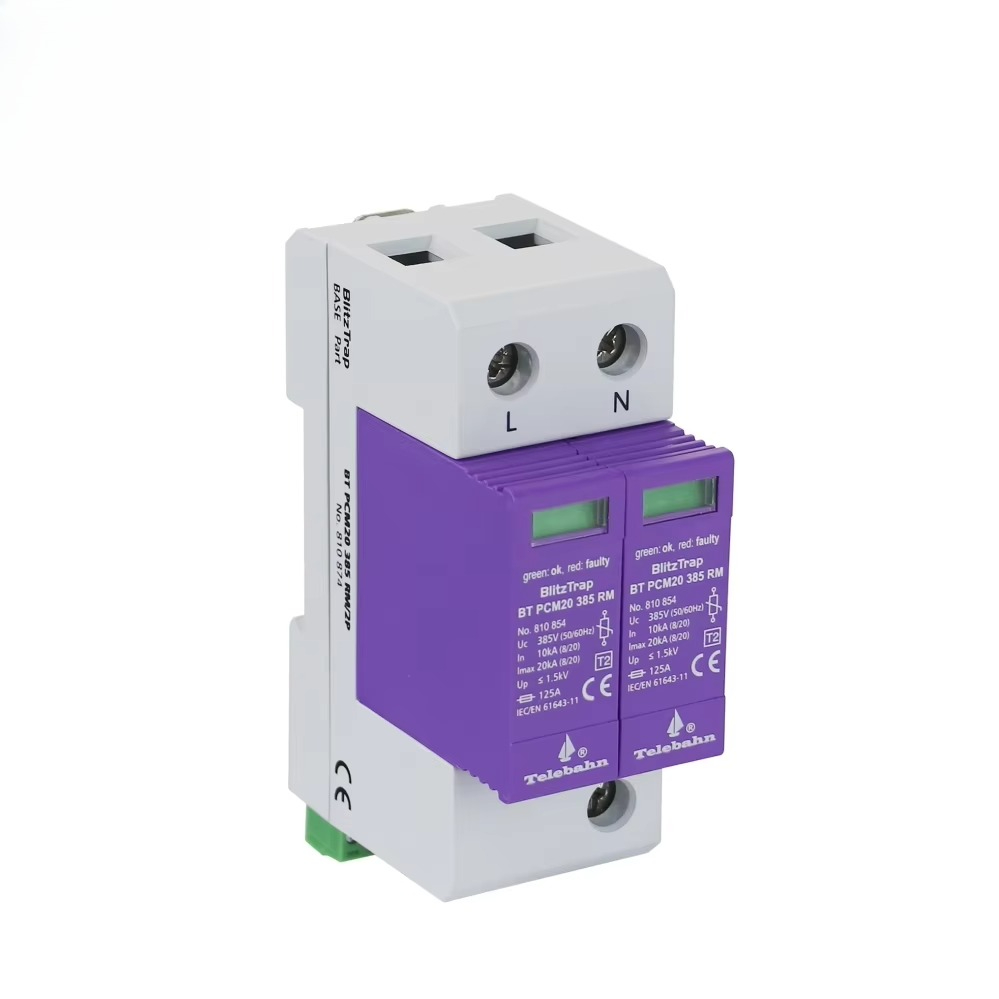 Ac Surge Protector - อุปกรณ์ป้องกันไฟกระชาก AC SPD 385V 10kA-20kA T2