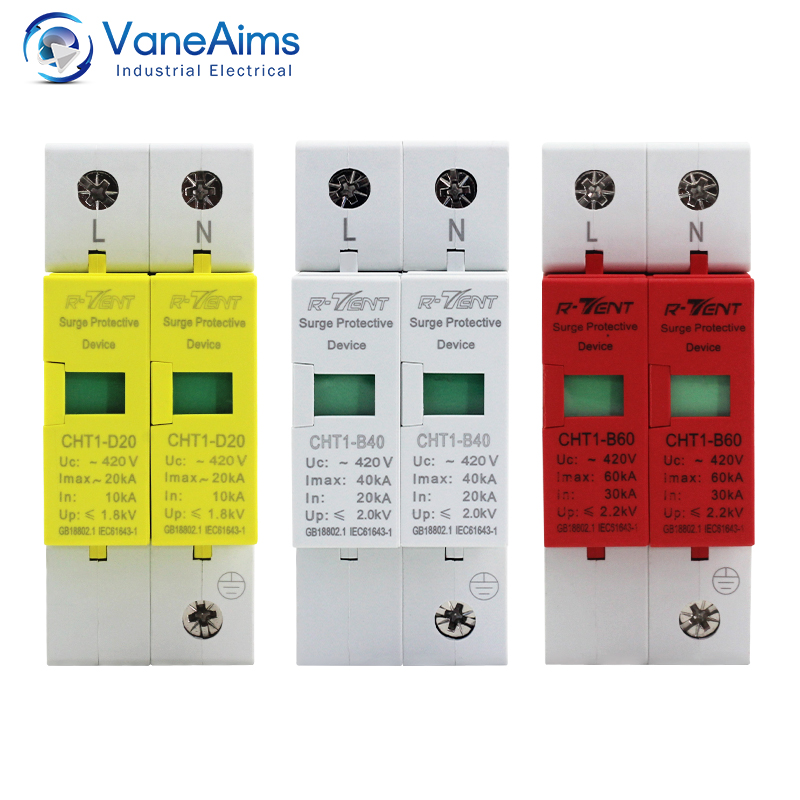 Ac Surge Protector - AC SPD 2P House Surge Protector