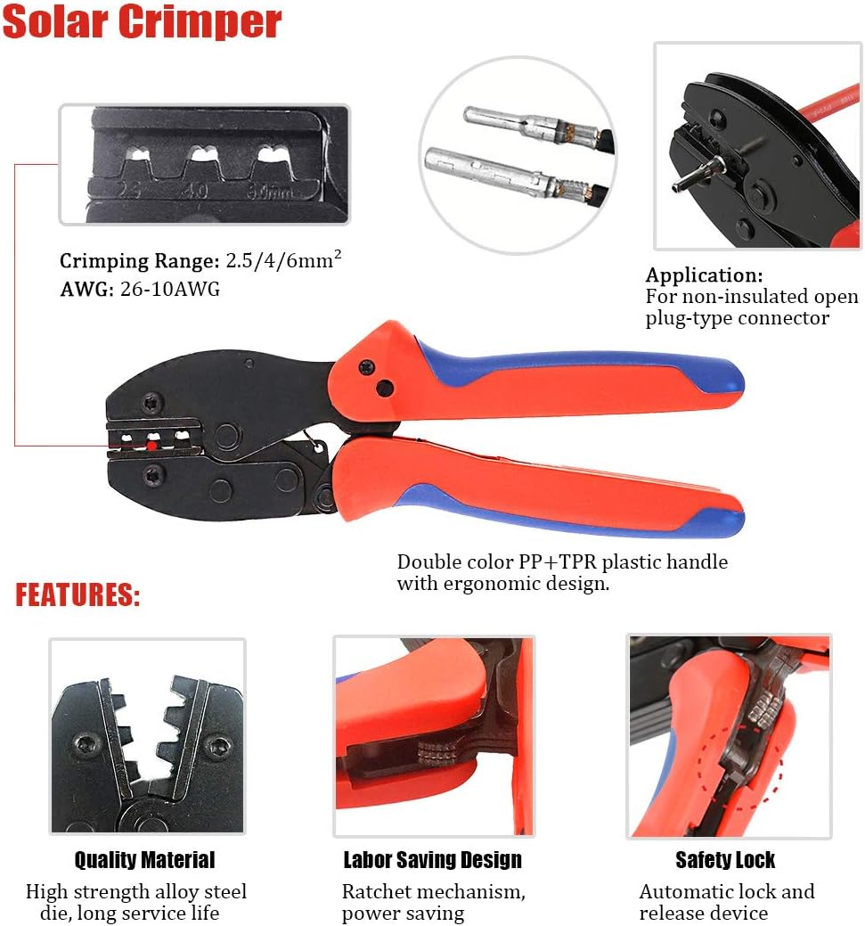 แผงพลังงานแสงอาทิตย์ PV CABLE  - Mc4 Crimping Tool บทวิจารณ์และราคา