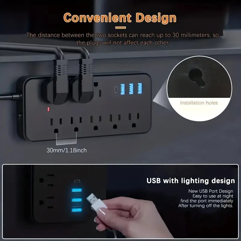 ปลั๊กพ่วงป้องกันไฟกระชากแบบอเม - Ac Surge Protector บทวิจารณ์และราคา