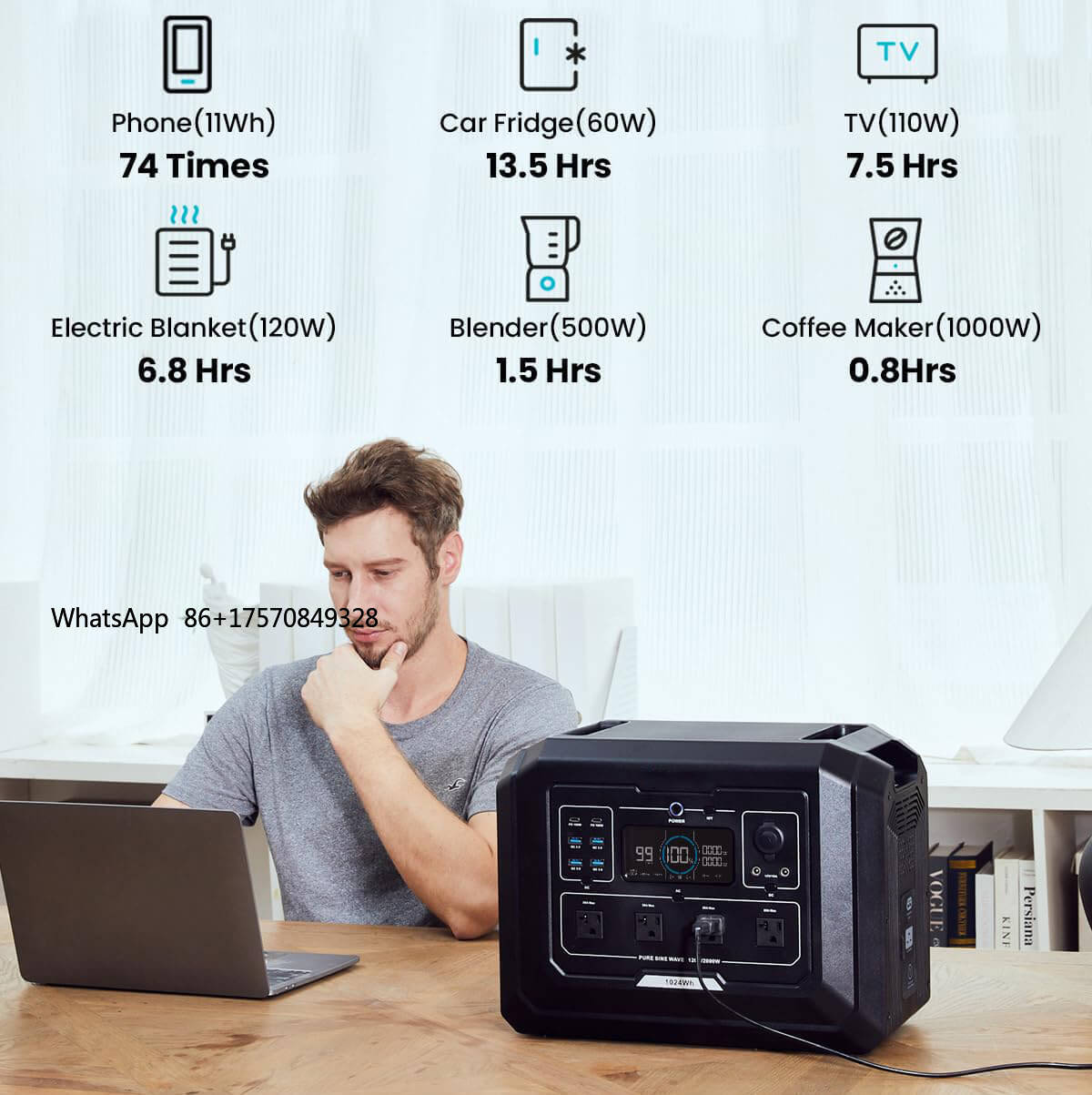 แบตเตอรี่ LiFePO4 กำลังไฟ 2 กิ - Portable Power Station บทวิจารณ์และราคา