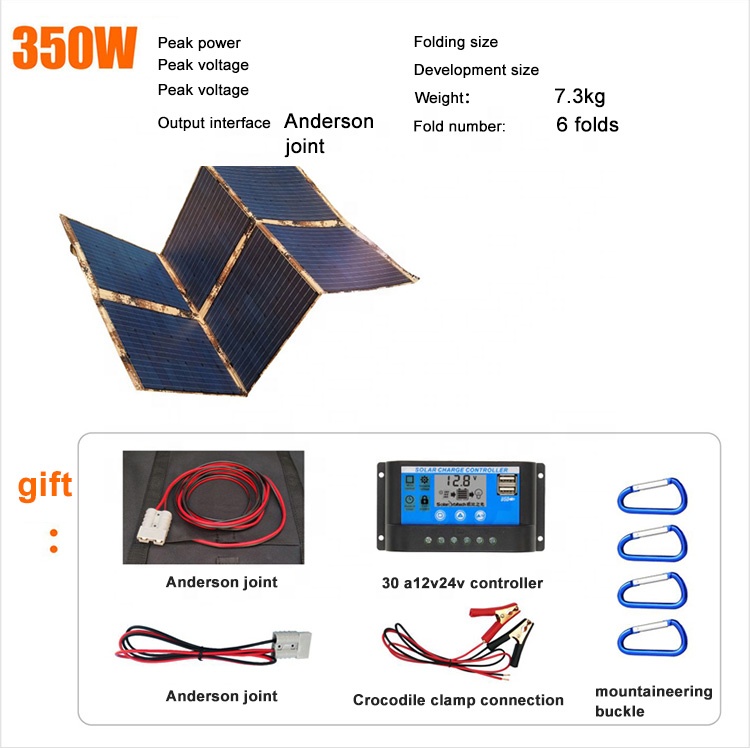 แผงโซลาร์เซลล์แบบยืดหยุ่น 350W - Portable Power Station บทวิจารณ์และราคา