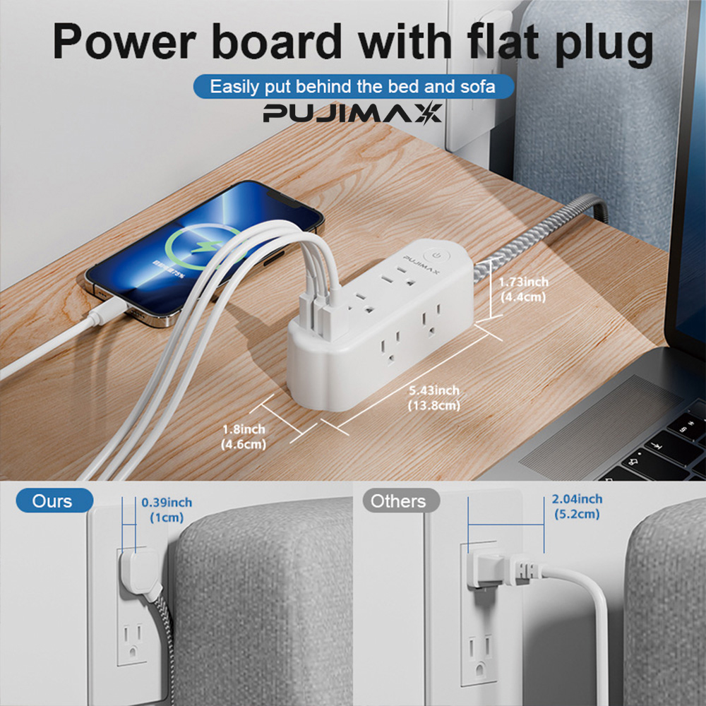 ปลั๊กพ่วง PUJIMAX 6 ช่องเสียบแ - Ac Surge Protector บทวิจารณ์และราคา