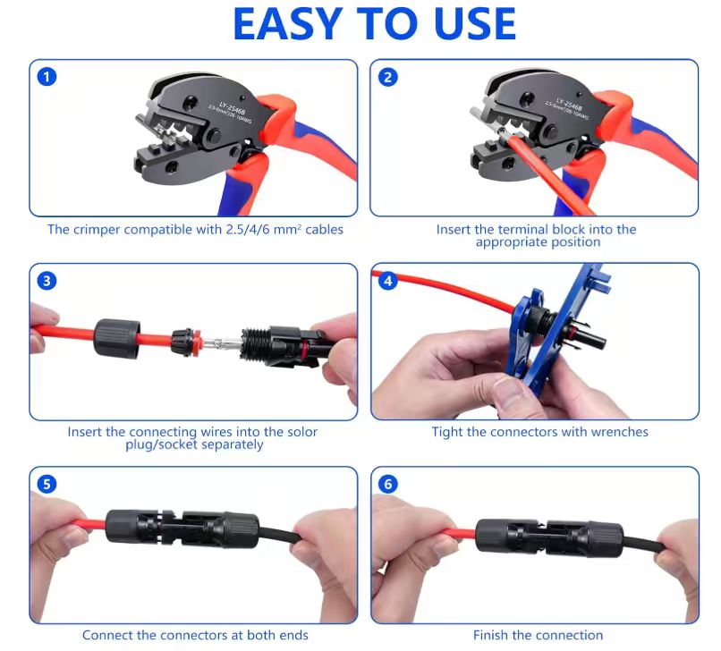 ชุดเครื่องมือ 2546B คีมย้ำสายไ - Mc4 Crimping Tool บทวิจารณ์และราคา