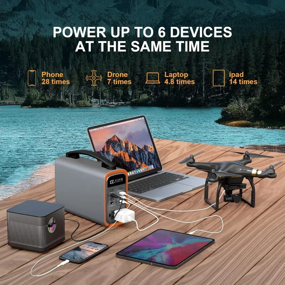 320Wh Lifepo4 แบบพกพา Power St - Portable Power Station บทวิจารณ์และราคา