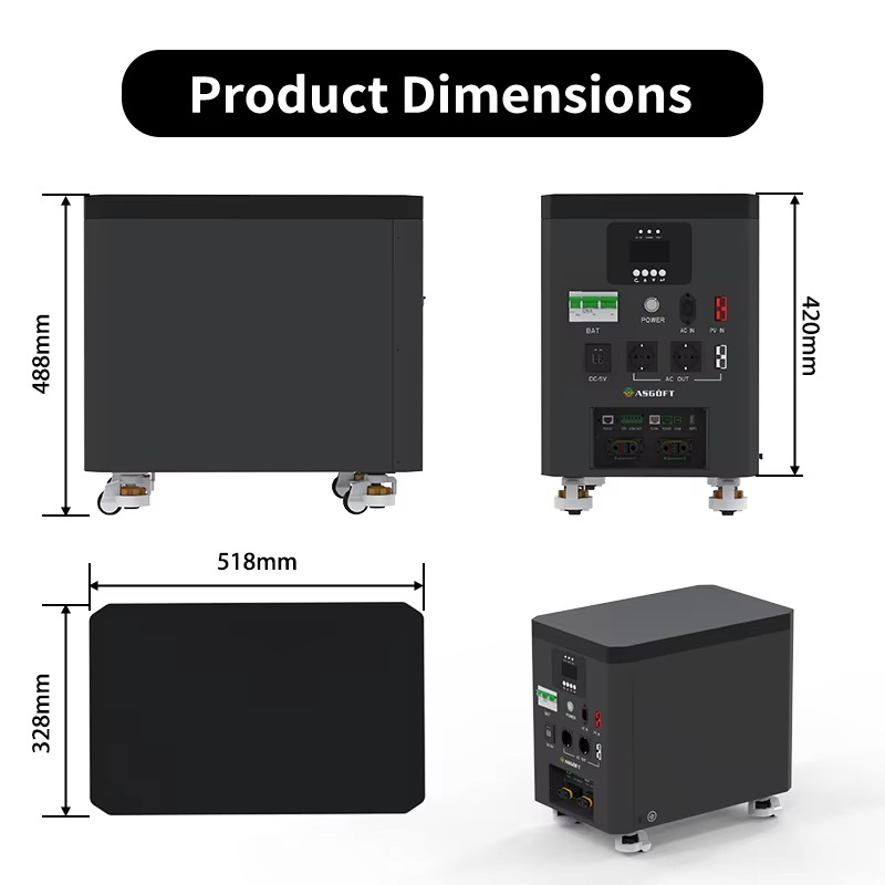 สถานีพลังงานสำรองแบบพกพา 6.6 ก - Portable Power Station บทวิจารณ์และราคา